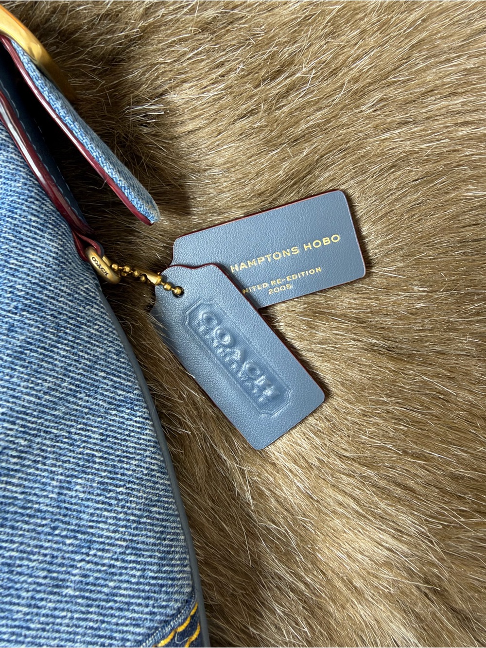 Coach Denim The Hampton’s Hobo Limited Re-Edition 2005 - Picture 11 of 15
